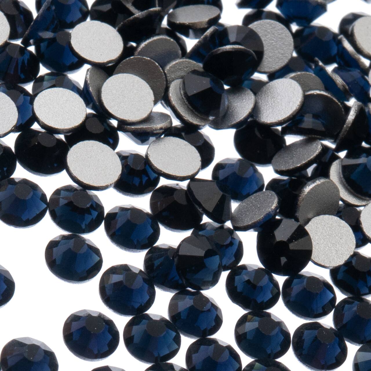 John Bead Crystal Lane SS30 Glass Round Flatback Rhinestones, 72ct.